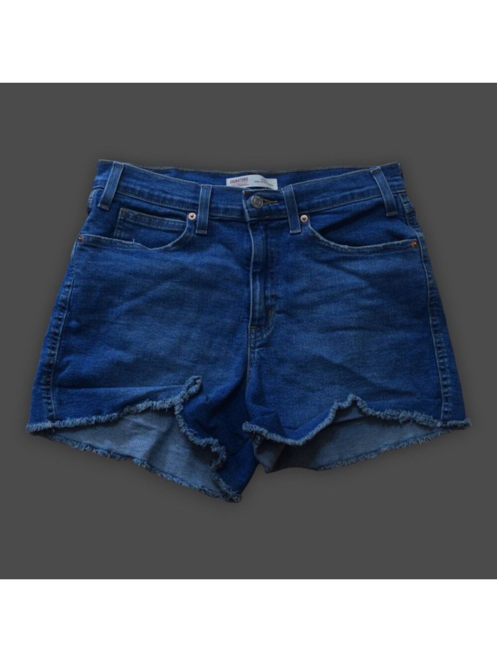 Signature Levi Strauss Heritage High-Rise Women's Sz 10 Denim Shorts